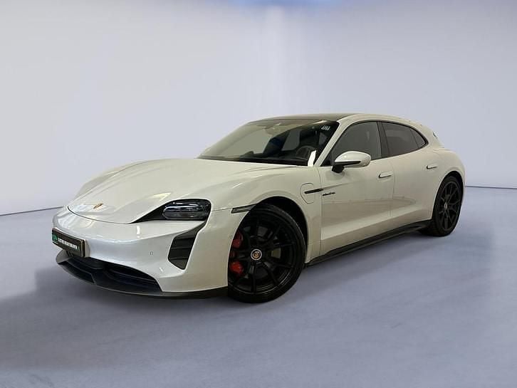 Grijs Gebruikt 2022 Porsche Taycan Sport Turismo Stationwagen | € 79.500 (Eerlijke prijs) - Afbeelding 1/4