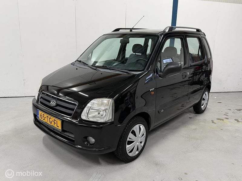 Zwart Occasion 2006 Suzuki Wagon R+ GLS MPV | € 4.945 - Afbeelding 1/4