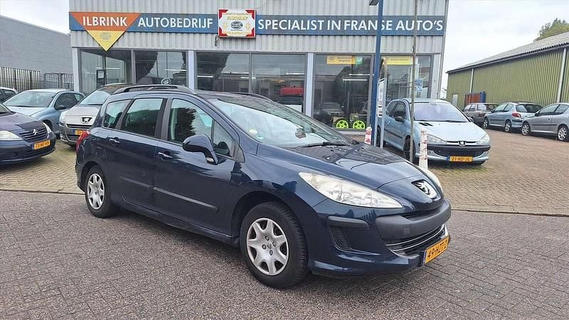 Blauw Gebruikt 2009 Peugeot 308 Stationwagen | € 2.750 (Eerlijke prijs) - Afbeelding 1/4
