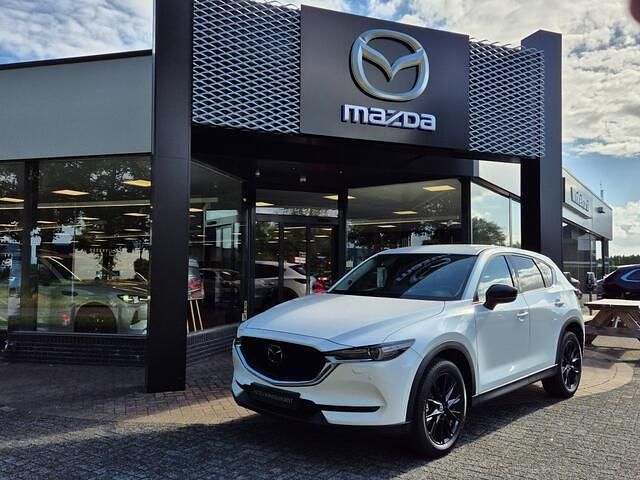 Snowflake white pearl Occasion 2021 Mazda CX-5 Sportive SUV | € 32.950 (Iets duurder) - Afbeelding 1/4