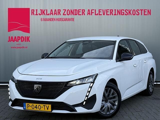 Wit Gebruikt 2022 Peugeot 308 SW Business-Line Stationwagen | € 16.899 - Afbeelding 1/3