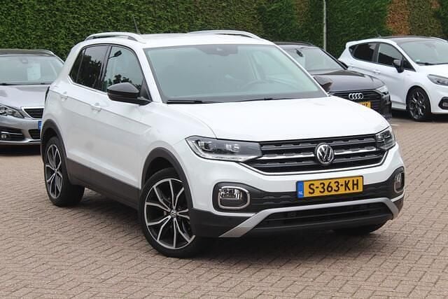 Wit Gebruikt 2020 VW T-Cross Style SUV | € 21.550 (Eerlijke prijs) - Afbeelding 1/4