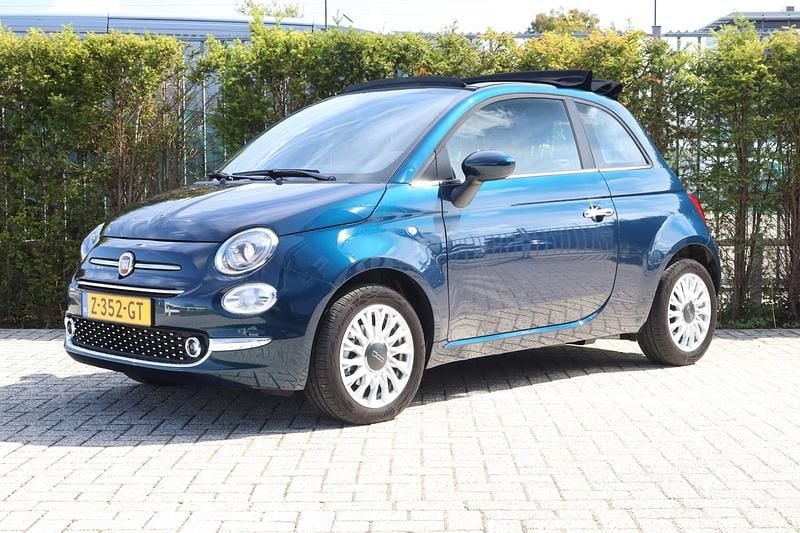 Blauw Occasion 2024 Fiat 500C Dolcevita Cabriolet | € 18.895 (Iets duurder) - Afbeelding 1/4