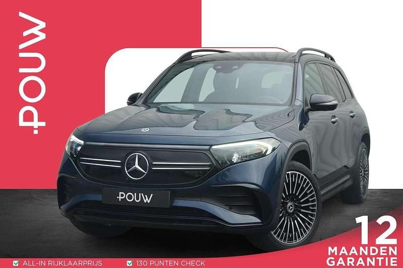 Blauw Gebruikt 2022 Mercedes EQB300 AMG line SUV | € 38.950 (Eerlijke prijs) - Afbeelding 1/4