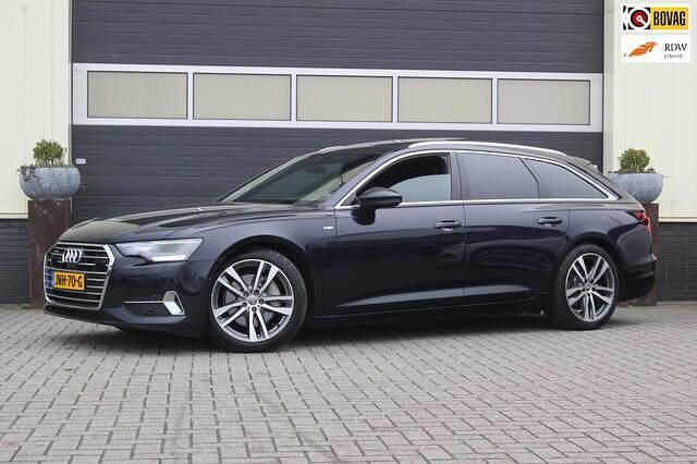 Blauw Occasion 2019 Audi A6 Sport Stationwagen | € 32.900 (Eerlijke prijs) - Afbeelding 1/4