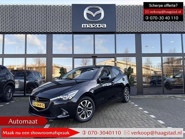 Jet black mica (donker zwart) Gebruikt 2015 Mazda 2 Hatchback | € 13.950 (Eerlijke prijs) - Afbeelding 1/4