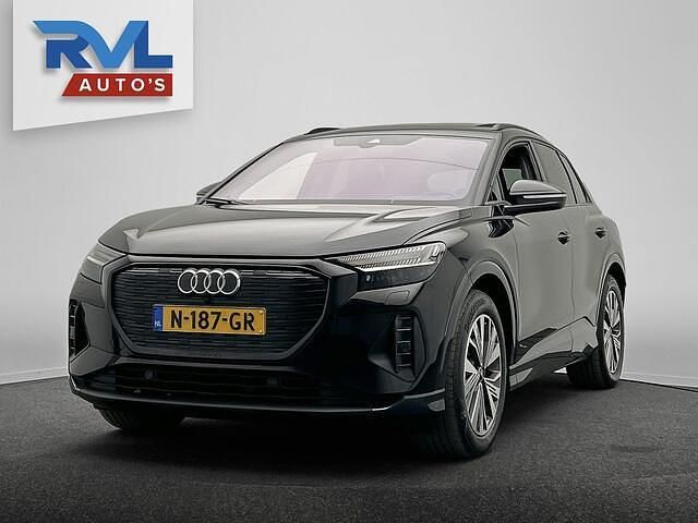 Zwart Gebruikt 2021 Audi Q4 e-tron Advanced Plus SUV | € 29.750 (Eerlijke prijs) - Afbeelding 1/4