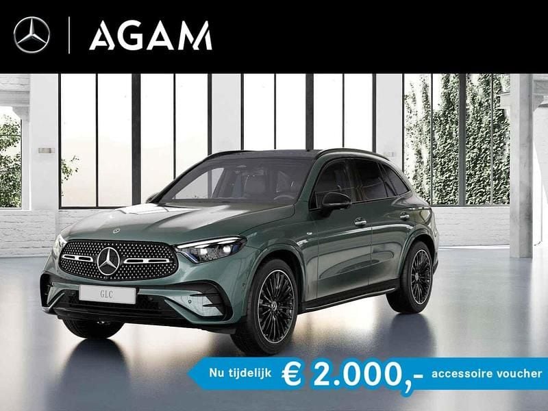 Zwart Nieuw 2025 Mercedes GLC300e Sport Edition SUV | € 81.350 (Eerlijke prijs) - Afbeelding 1/4