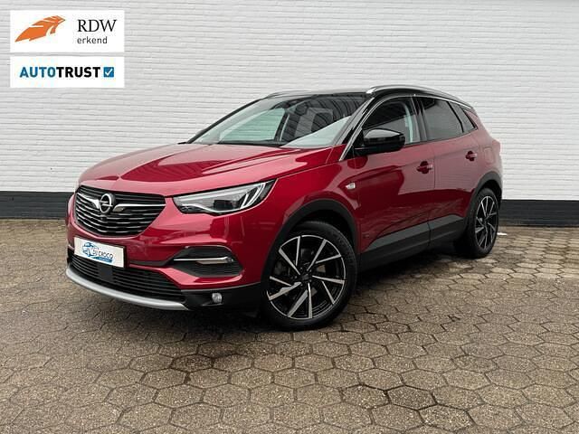 Rood (metallic) Occasion 2021 Opel Grandland X Ultimate SUV | € 21.495 (Goede deal) - Afbeelding 1/4