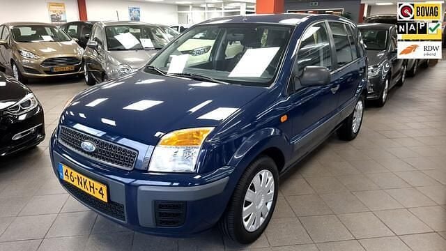 Occasion Ford Fusion Cool & Sound Edition 80 PK (58 kW) 2010 Blauw Hatchback