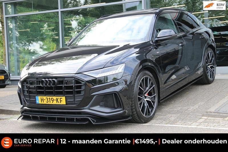 Zwart (metallic) Gebruikt 2019 Audi Q8 S-Line SUV | € 57.995 (Super prijs) - Afbeelding 1/4