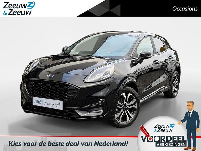 Agate black Gebruikt 2023 Ford Puma Gen-E ST-Line SUV | € 19.950 (Goede deal) - Afbeelding 1/4
