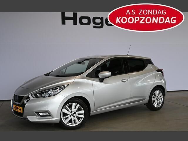 Grijs, metallic lak Gebruikt 2020 Nissan Micra N-Connecta Hatchback | € 11.440 (Eerlijke prijs) - Afbeelding 1/4