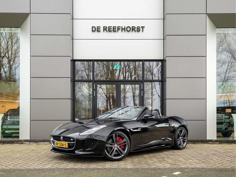 Zwart Gebruikt 2016 Jaguar F-Type S Cabriolet | € 54.900 - Afbeelding 1/4