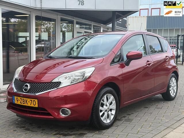 Rood, metallic lak Gebruikt 2014 Nissan Note MPV | € 3.950 (Eerlijke prijs) - Afbeelding 1/4