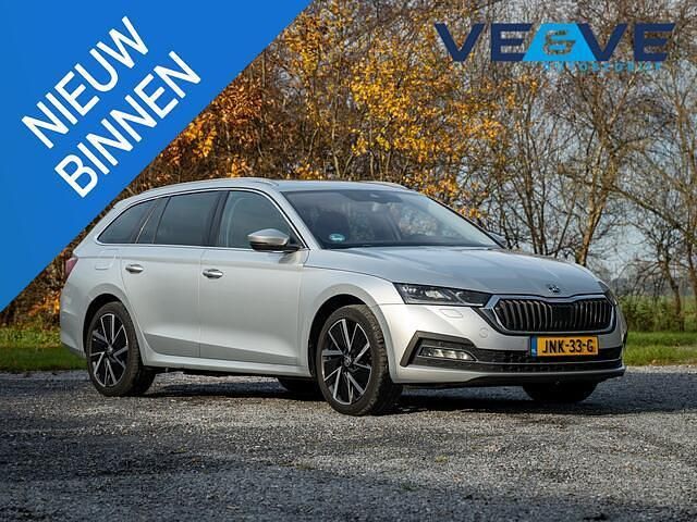 Grijs Gebruikt 2021 Skoda Octavia Business Line Stationwagen | € 23.500 (Eerlijke prijs) - Afbeelding 1/4