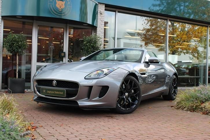 Grijs Occasion 2014 Jaguar F-Type Cabriolet | € 36.950 (Eerlijke prijs) - Afbeelding 1/4