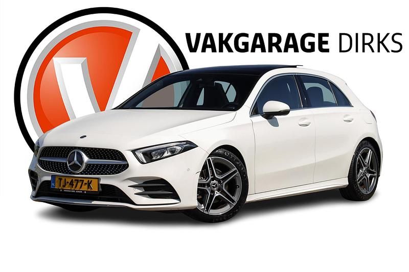 Wit Gebruikt 2018 Mercedes A200 AMG Hatchback | € 25.939 - Afbeelding 1/3