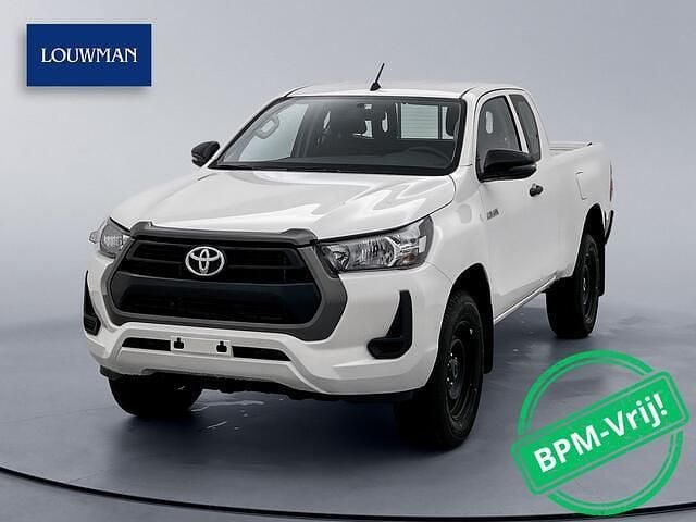 Wit Nieuw 2024 Toyota HiLux Comfort Pickup | € 38.945 (Eerlijke prijs) - Afbeelding 1/3