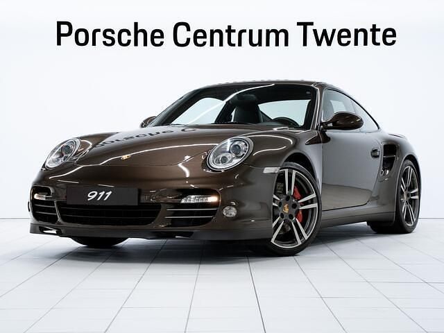 Bruin (metallic) Gebruikt 2009 Porsche 911 Turbo Coupé | € 129.900 - Afbeelding 1/4