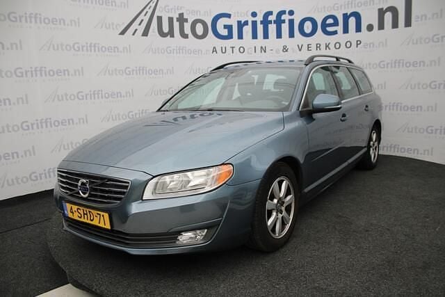 Blauw Gebruikt 2013 Volvo V70 Kinetic Stationwagen | € 6.990 (Super prijs) - Afbeelding 1/4