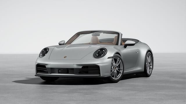 Zilver, metallic lak Nieuw 2024 Porsche 911 Carrera Cabriolet Cabriolet | € 225.602 (Super prijs) - Afbeelding 1/4