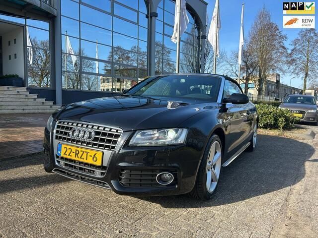 Zwart Gebruikt 2011 Audi A5 Cabriolet S-Line Cabriolet | € 12.900 (Eerlijke prijs) - Afbeelding 1/4