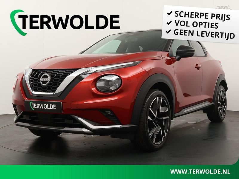 Rood Nieuw 2025 Nissan Juke SUV | € 33.845 - Afbeelding 1/4