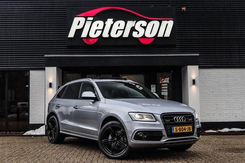 Grijs Occasion 2015 Audi Q5 S-Line SUV | € 21.949 (Super prijs) - Afbeelding 1/4
