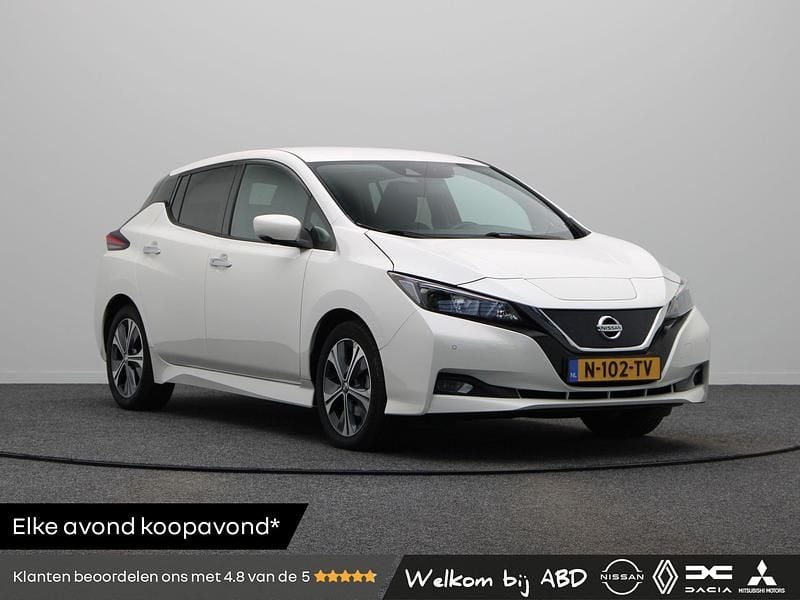 Wit Gebruikt 2021 Nissan Leaf N-Connecta Hatchback | € 15.240 (Eerlijke prijs) - Afbeelding 1/3