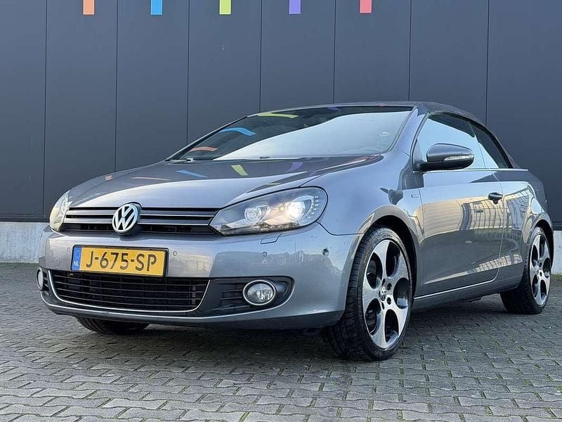 Grijs Gebruikt 2015 VW Golf Cabriolet Cabriolet | € 9.995 - Afbeelding 1/4