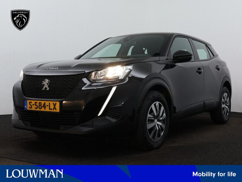 Zwart Gebruikt 2023 Peugeot 2008 Active SUV | € 19.895 (Super prijs) - Afbeelding 1/3