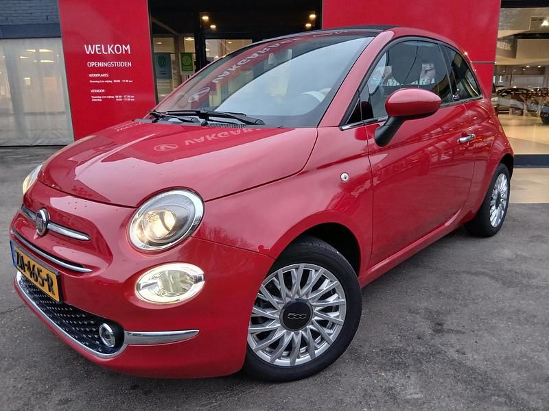 Occasion Fiat 500C Lounge 86 PK (63 kW) 2019 Rood Cabriolet