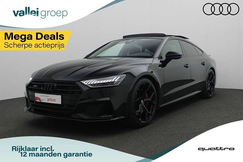Zwart Gebruikt 2022 Audi A7 Sportback Design Hatchback | € 52.900 (Goede deal) - Afbeelding 1/4