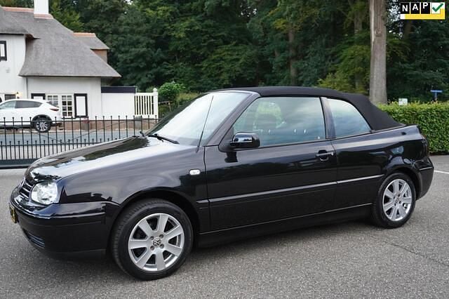 Zwart Gebruikt 2001 VW Golf Cabriolet Highline Cabriolet | € 7.900 - Afbeelding 1/4