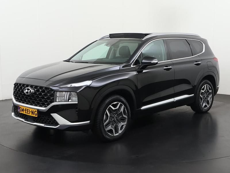 Zwart Occasion 2021 Hyundai Santa Fe Premium SUV | € 36.895 (Iets duurder) - Afbeelding 1/4
