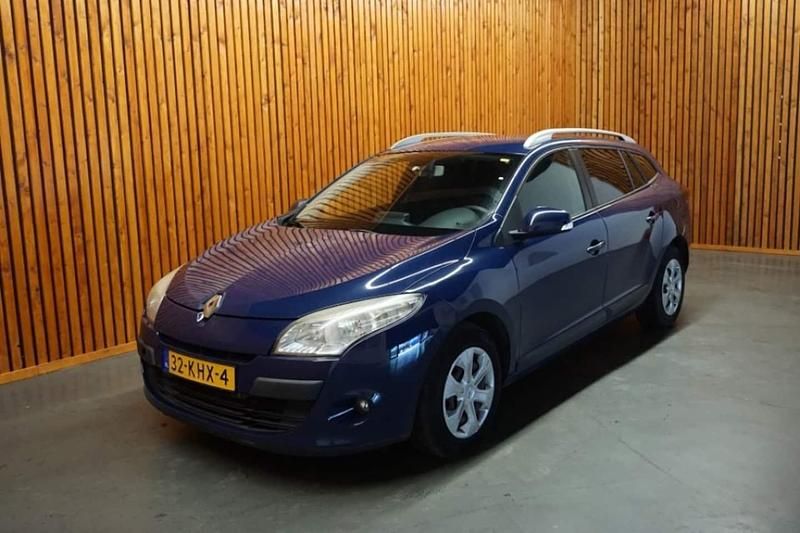 Blauw Gebruikt 2009 Renault Mégane GrandTour Expression Stationwagen | € 2.800 - Afbeelding 1/4