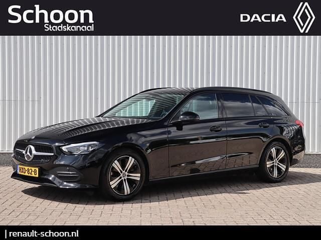 Zwart Gebruikt 2022 Mercedes C200 Business Stationwagen | € 34.500 (Super prijs) - Afbeelding 1/4
