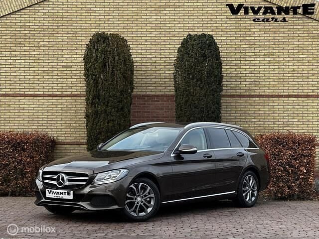 Bruin Occasion 2014 Mercedes C220 Prestige Stationwagen | € 12.995 (Eerlijke prijs) - Afbeelding 1/4