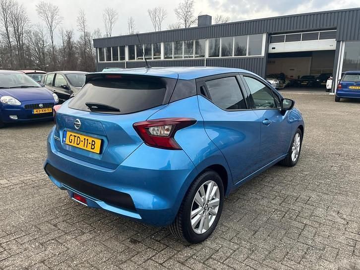Occasion Nissan Micra Tekna 101 PK (74 kW) 2020 Blauw Hatchback