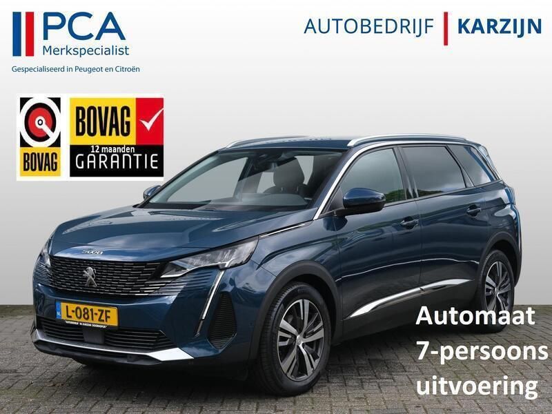 Blauw Gebruikt 2021 Peugeot 5008 Allure MPV | € 29.450 (Iets duurder) - Afbeelding 1/4