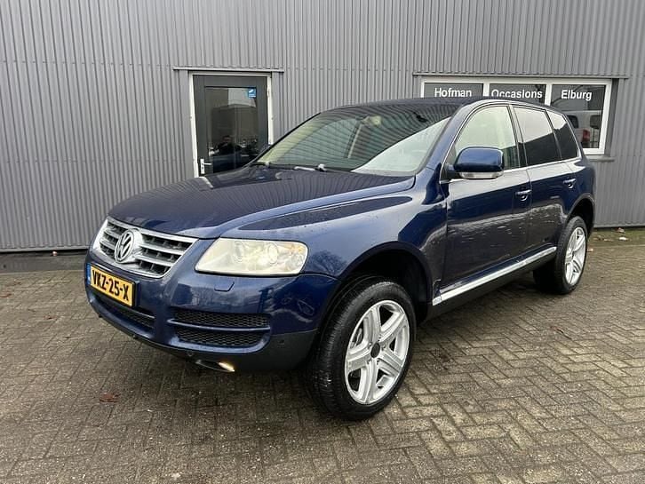 Blauw (metallic) Occasion 2006 VW Touareg SUV | € 4.950 (Goede deal) - Afbeelding 1/4