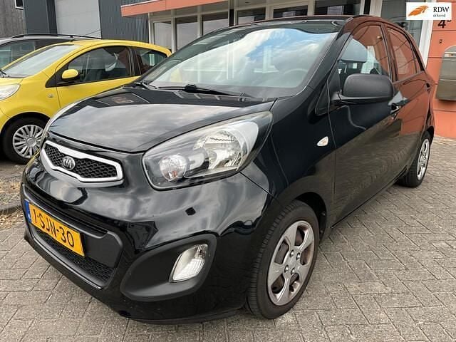 Zwart Gebruikt 2013 Kia Picanto Hatchback | € 1.999 (Super prijs) - Afbeelding 1/4