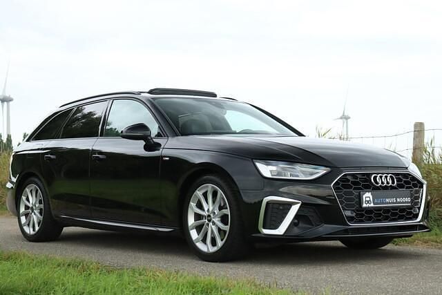 Occasion Audi A4 S-Line 150 PK (110 kW) 2021 Zwart Stationwagen