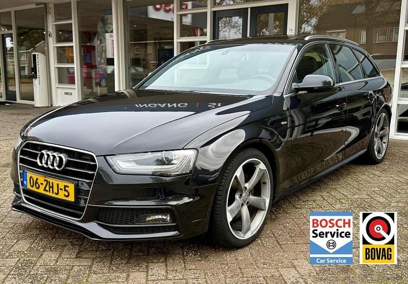 Zwart Gebruikt 2012 Audi A4 S-Line Stationwagen | € 9.600 (Eerlijke prijs) - Afbeelding 1/4