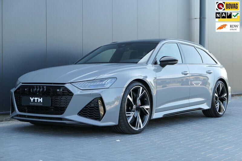 Grijs Gebruikt 2020 Audi RS6 S-Line Stationwagen | € 99.940 (Super prijs) - Afbeelding 1/4