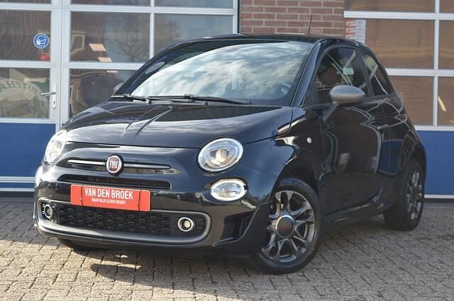 Zwart Gebruikt 2020 Fiat 500 Sport Hatchback | € 9.450 (Eerlijke prijs) - Afbeelding 1/4