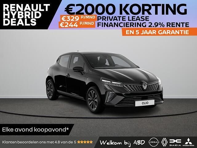 Zwart Nieuw 2025 Renault Clio V Techno Hatchback | € 28.190 (Eerlijke prijs) - Afbeelding 1/4