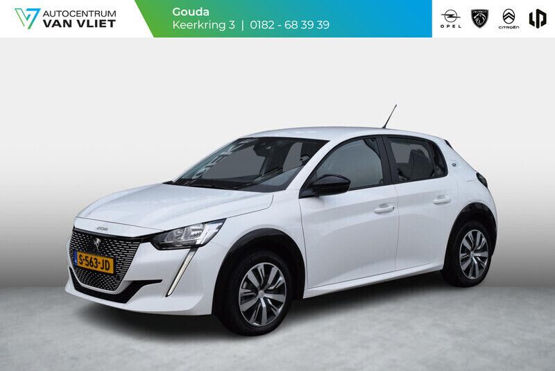 Wit Gebruikt 2022 Peugeot e-208 Active Hatchback | € 18.995 (Eerlijke prijs) - Afbeelding 1/4