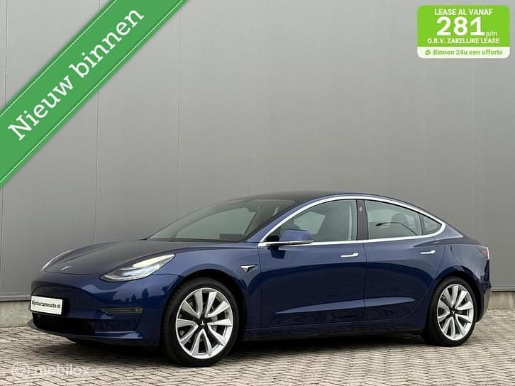 Blauw Gebruikt 2019 Tesla Model 3 Long Range AWD Sedan | € 20.995 (Goede deal) - Afbeelding 1/4